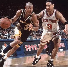 Reggie Miller and John Starks